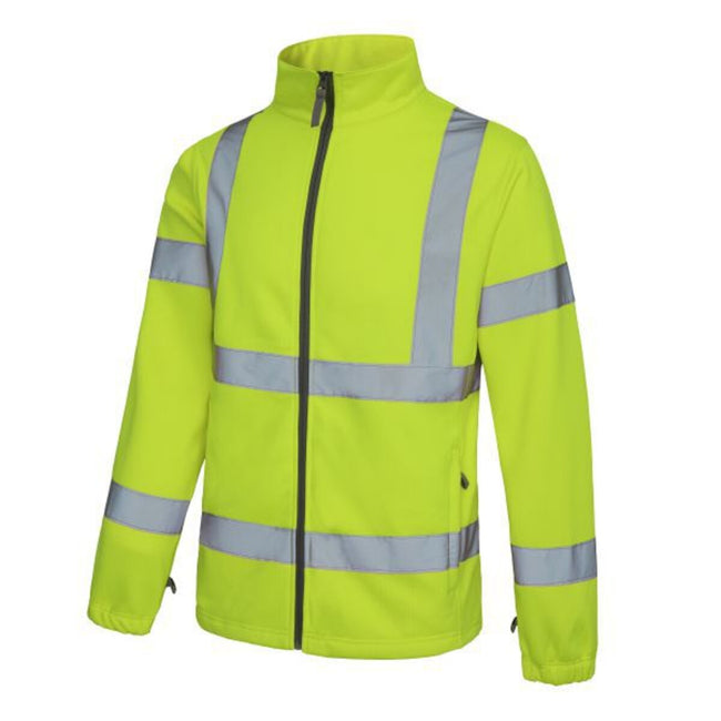 Class 3 Hi Vis Yellow Laminated Fleece - Lapwing UK - CLOTHING - Lapwing UK