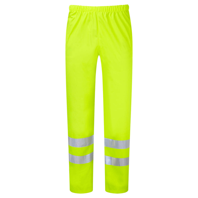 Breathable High Viz Waterproof Trousers - Azured - Waterproof Clothing - Lapwing UK