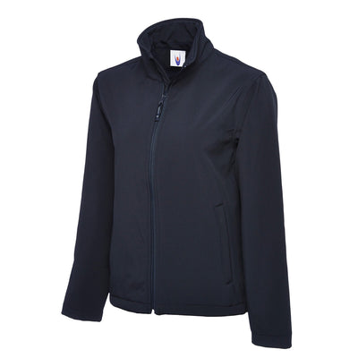 Navy Classic Full Zipped Softshell Jacket - Lapwing UK - CLOTHING - Lapwing UK