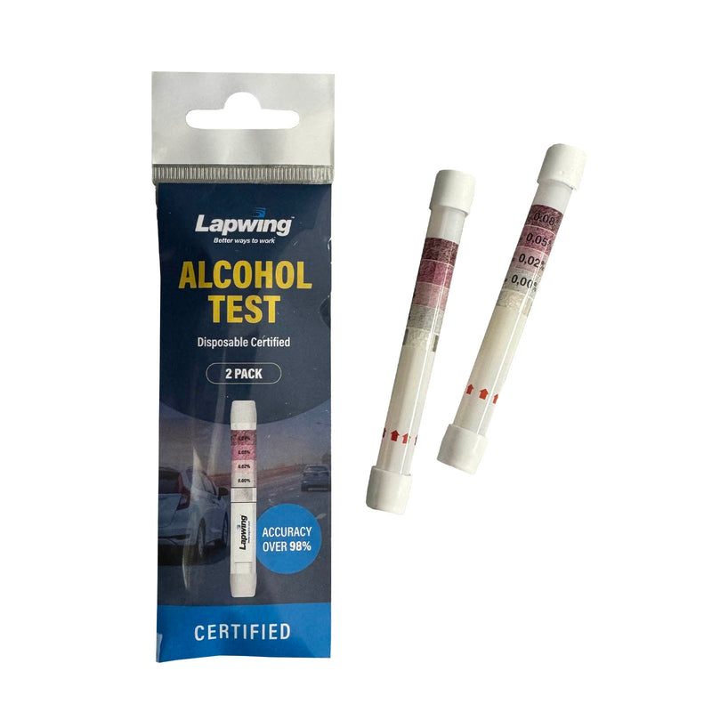 Alcohol Breathalyser Test Kit (2 Pack) - Lapwing UK - First Aid - Lapwing UK