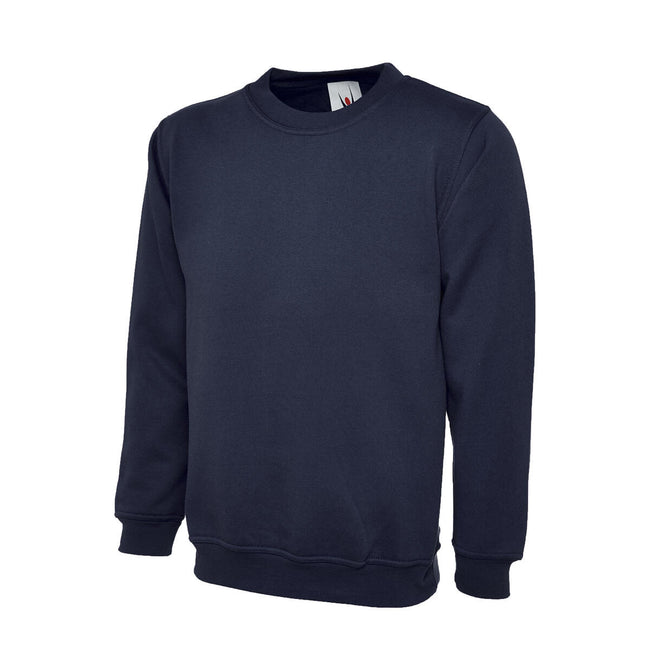Classic Navy Sweatshirt - 50/50 300GS - Lapwing UK - CLOTHING - Lapwing UK